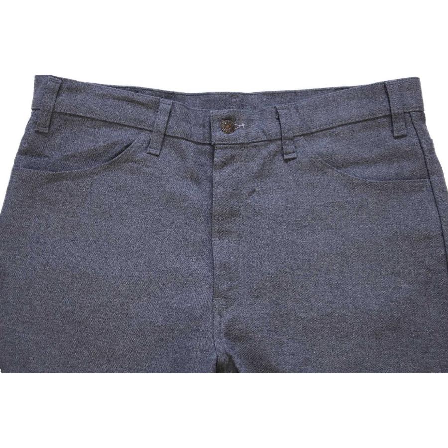 80s USA製 Levi'sリーバイス 517 ポリエステルパンツ 杢グレー w36 L30★113 スタプレ ブーツカット フレア ビンテージ カントリー Levi's（リーバイス） 80s USA製 517 ポリエステルパンツ 杢グレー w36