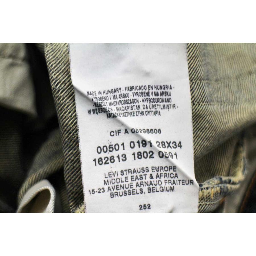 Levi's（リーバイス） 00s ハンガリー製 501 デニムパンツ ヒゲ W28