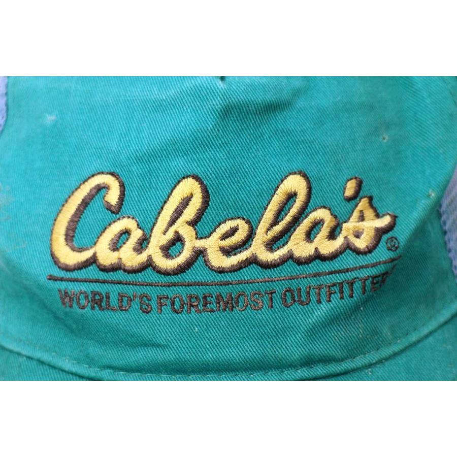 90s Cabela'sカベラス WORLD'S FOREMOST OUTFITTER ロゴ刺繍 90s Cabela'sカベラス WORLD'S FOREMOST OUTFITTER ロゴ刺繍