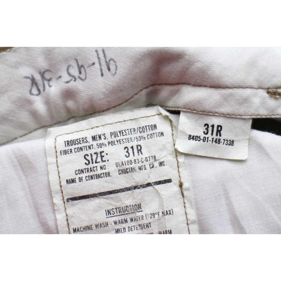 80s 米軍 U.S.ARMY チノパン カーキ 31R☆06 オールド 80s 米軍 U.S.ARMY チノパン カーキ 31R☆06 オールド