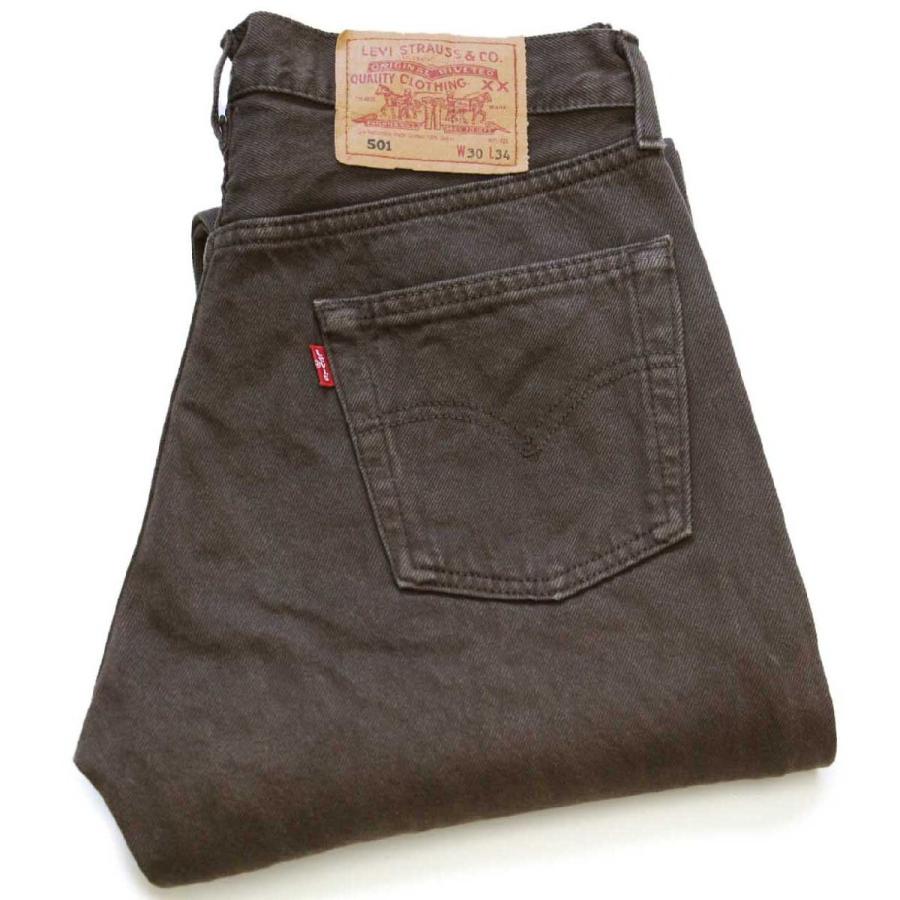 メンズ 【希少】Levi's 501 90s 先染めブラウン USA製