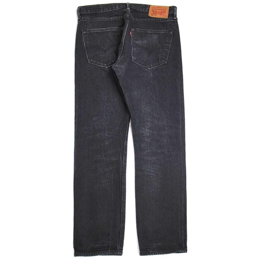 トルコ製 Levi'sリーバイス 501 CT セルビッジ ブラック デニムパンツ w32★SDP2872 ユーロ アシッド ジーンズ テーパード 66 前期 赤耳 Levi's（リーバイス） トルコ製 501 CT セルビッジ ブラック デニム
