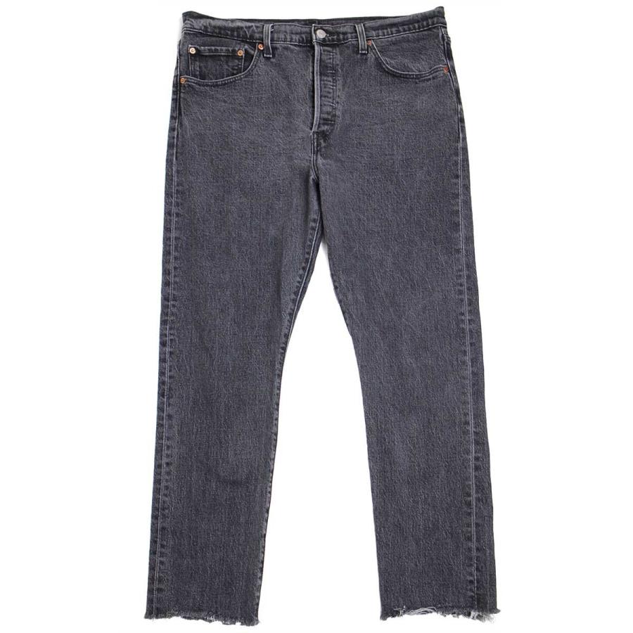 Levi'sリーバイス 501 S カットオフ ストレッチ 先染め ブラック デニムパンツ w32★SDP2874 ジーンズ ストレート スキニー ダメージ Levi's（リーバイス） 501 S カットオフ ストレッチ 先染め ブラック