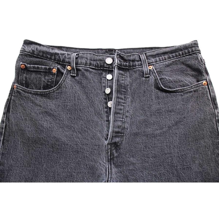 Levi's（リーバイス） 501 S カットオフ ストレッチ 先染め ブラック