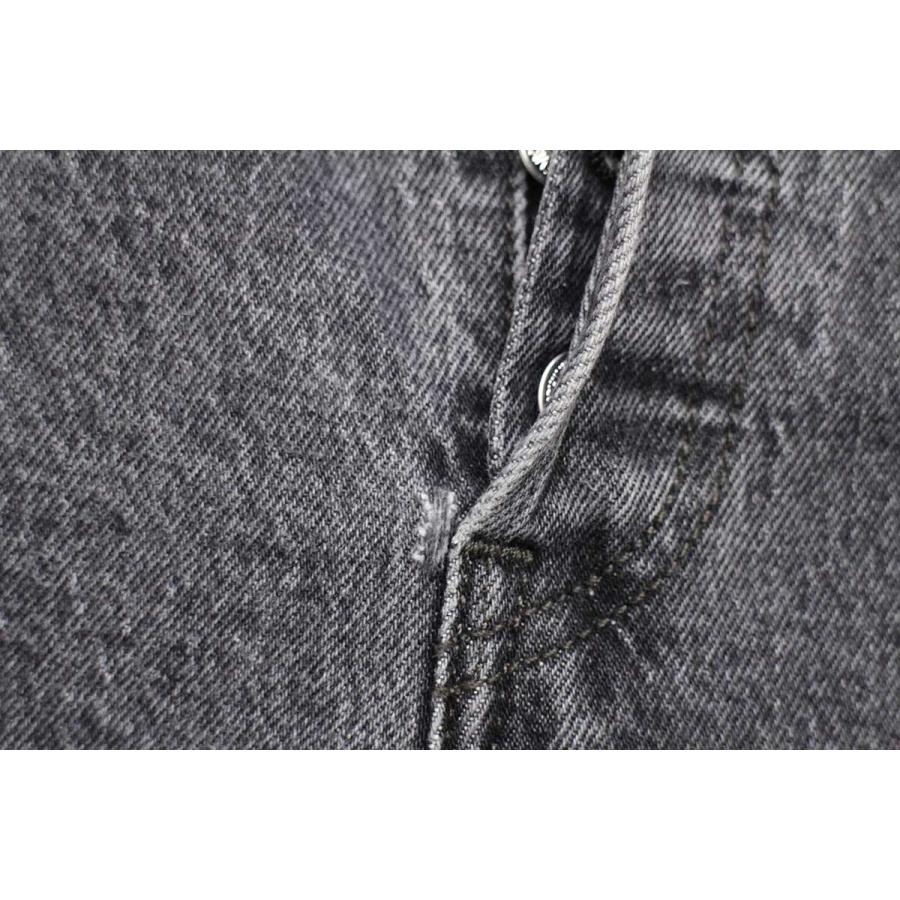 Levi's（リーバイス） 501 S カットオフ ストレッチ 先染め ブラック