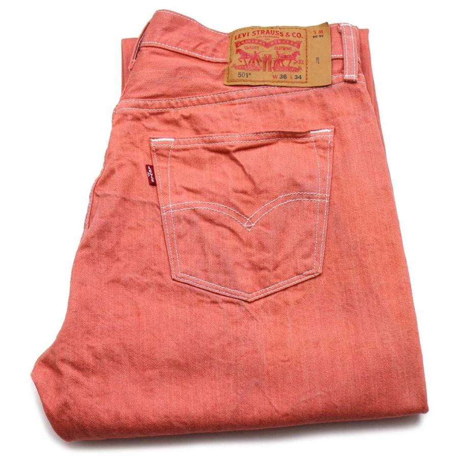 Levi's Levi'sリーバイス 501 カラーデニムパンツ サーモン Levi's Levi'sリーバイス 501 カラーデニムパンツ サーモン