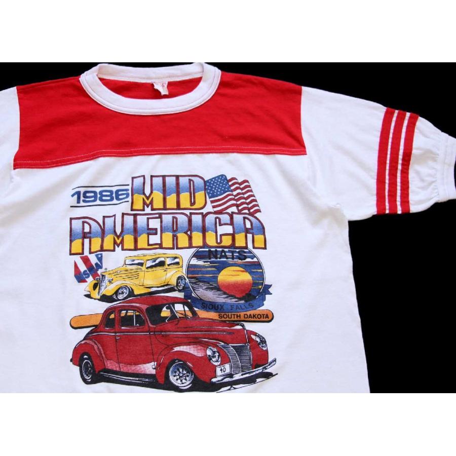 80s USA製 1986 MID AMERICA NATS NSRA HOTROD 星条旗 ツートン 80s USA製 1986 MID AMERICA NATS NSRA HOTROD 星条旗 ツートン