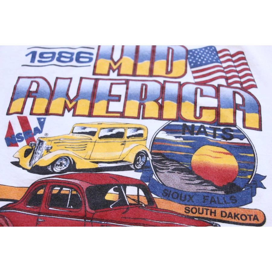 80s USA製 1986 MID AMERICA NATS NSRA HOTROD 星条旗 ツートン 80s USA製 1986 MID AMERICA NATS NSRA HOTROD 星条旗 ツートン