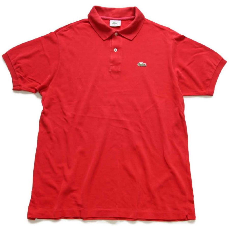 LACOSTE（ラコステ） 80s フランス製 ワンポイント コットン 鹿の子