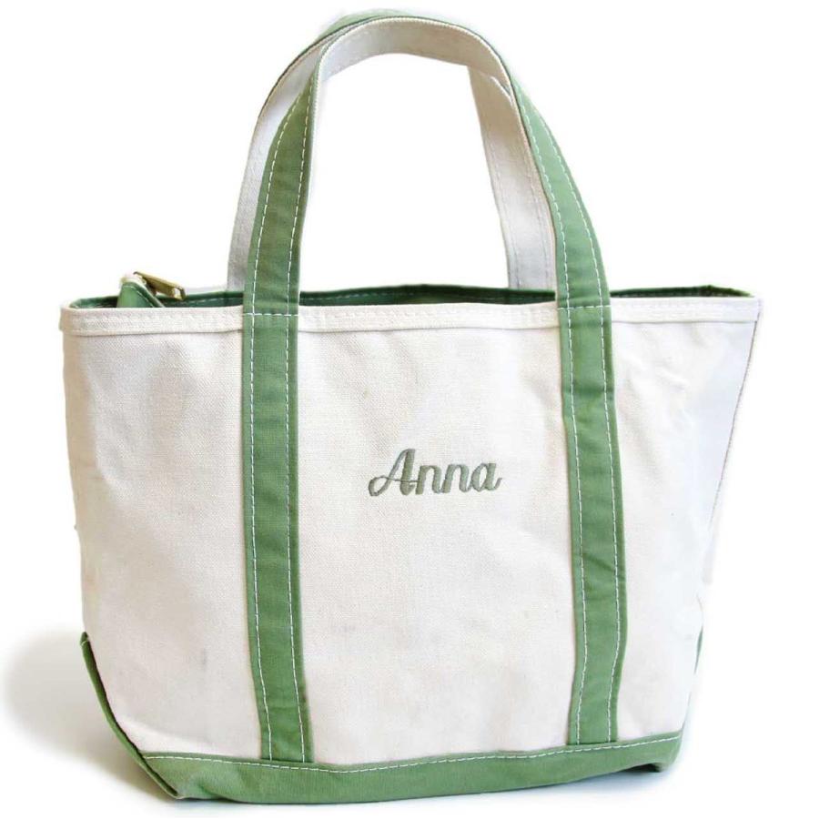 L.L.Bean（エルエルビーン） USA製 L.L.Bean BOAT AND TOTE Anna 刺繍 