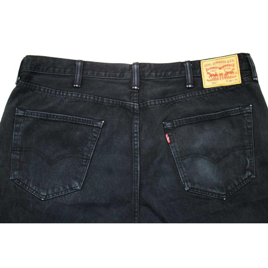 LEVI'S 501 ダークデニム W36 L34　未使用品 Levi's（リーバイス） 501 後染め ブラック デニムパンツ W38 L34
