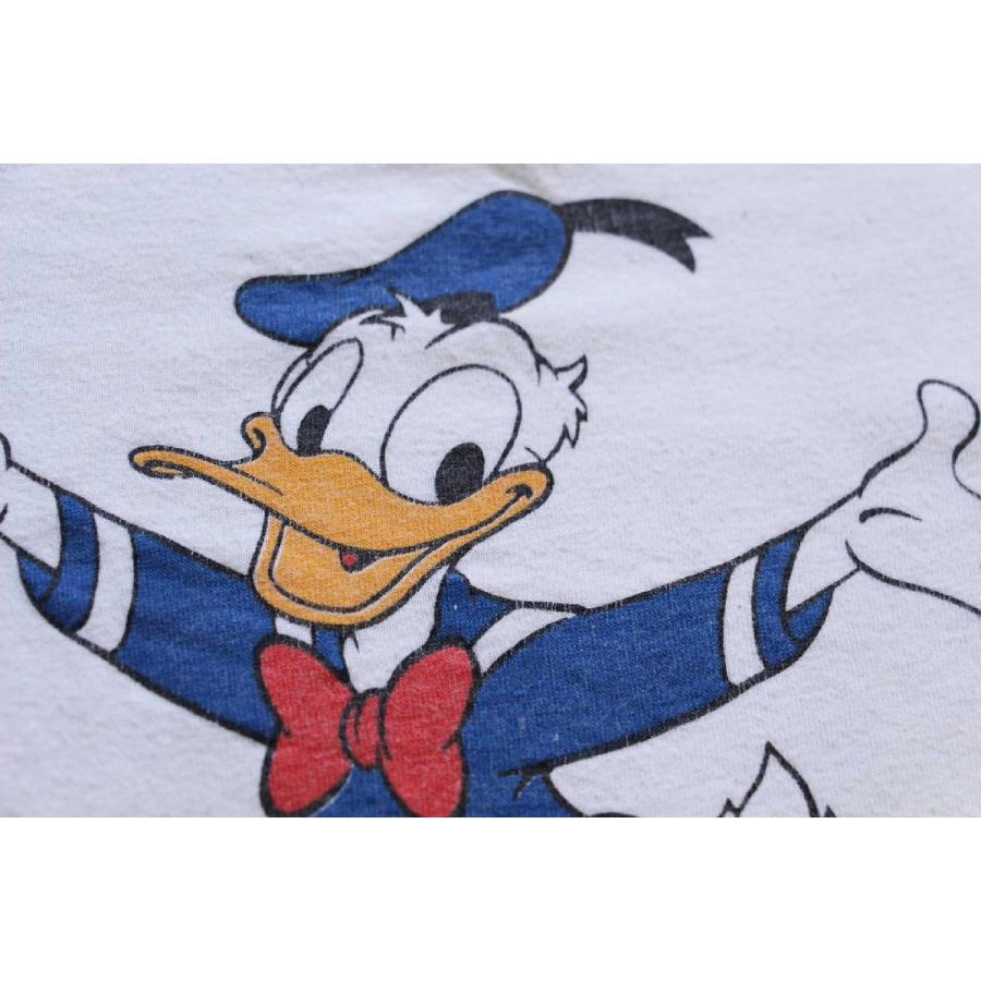 ディズニーT Disney ドナルドダック USA製 リンガーT 80s 80s USA製 Disneyディズニー Disneylandディズニーランド ドナルド
