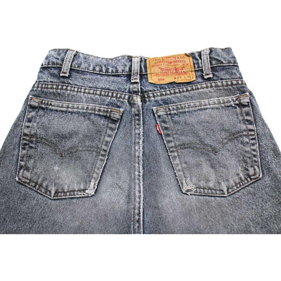 Levi's 90s USA製 Levi'sリーバイス 550 リペア ケミカル Levi's 90s USA製 Levi'sリーバイス 550 リペア ケミカル