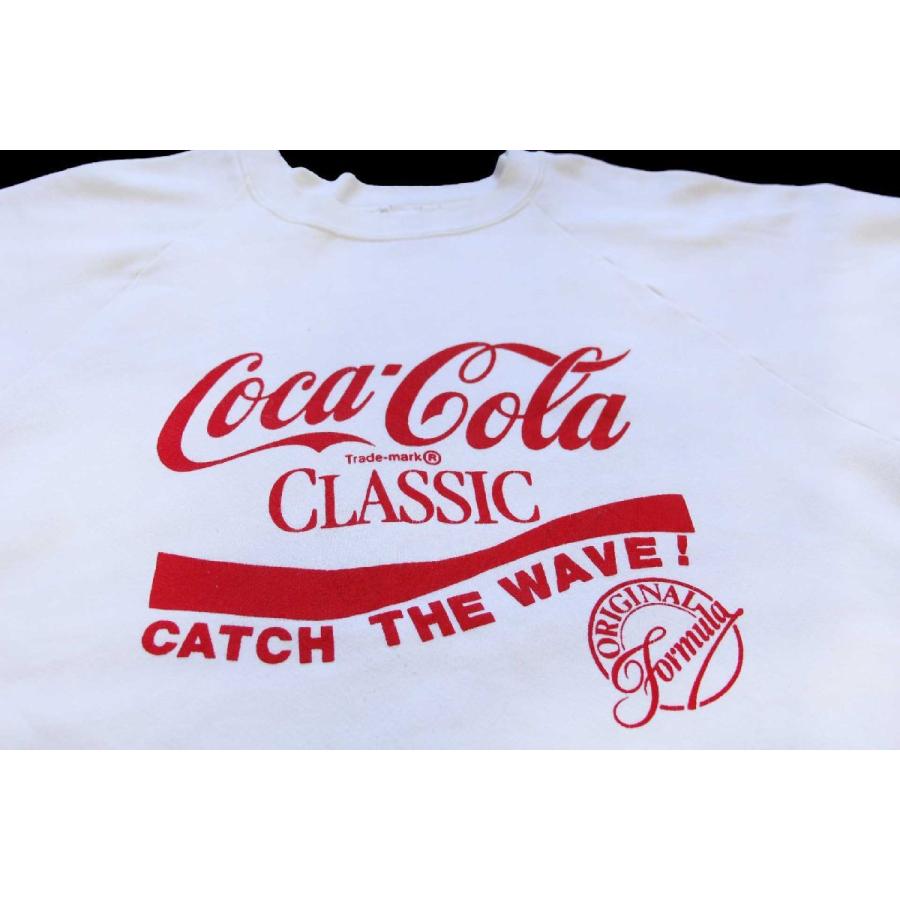 80s USA製 Coca-Colaコカコーラ ロゴ ひび割れプリント 80s USA製 Coca-Colaコカコーラ ロゴ ひび割れプリント