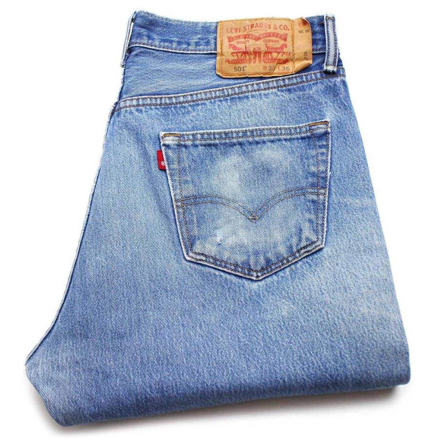 Levi's Levi'sリーバイス 501 ダメージ デニムパンツ ヒゲ w36