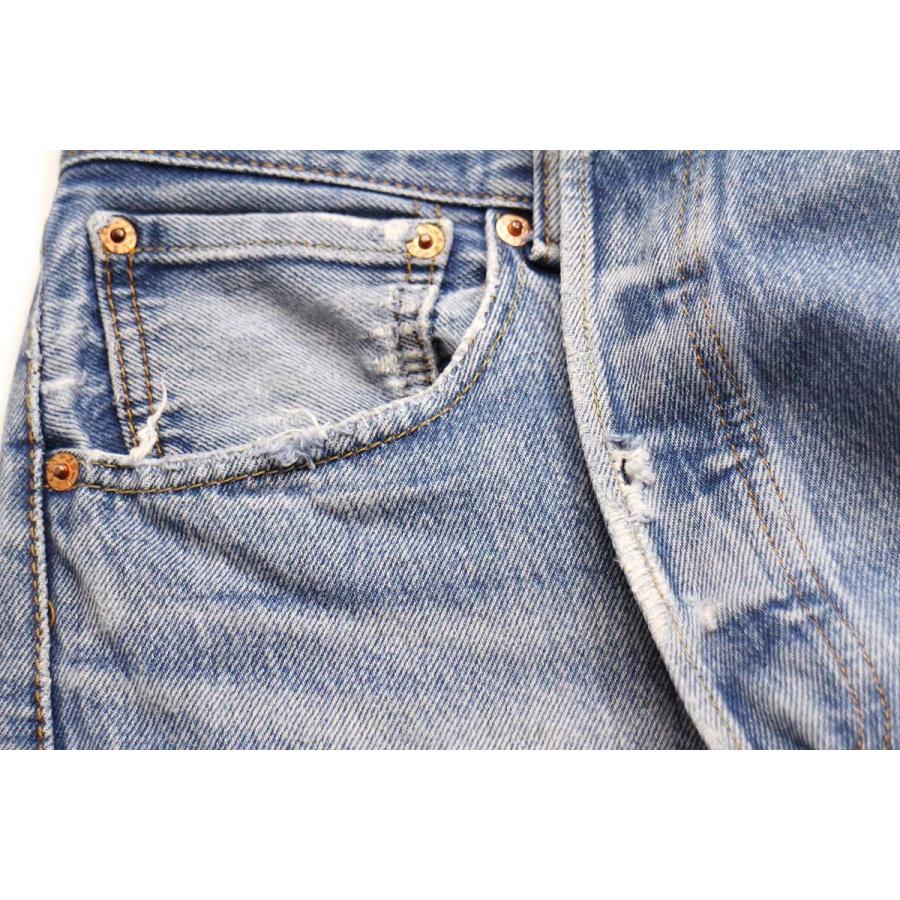 Levi's（リーバイス） 501 ダメージ デニムパンツ ヒゲ w36 L36