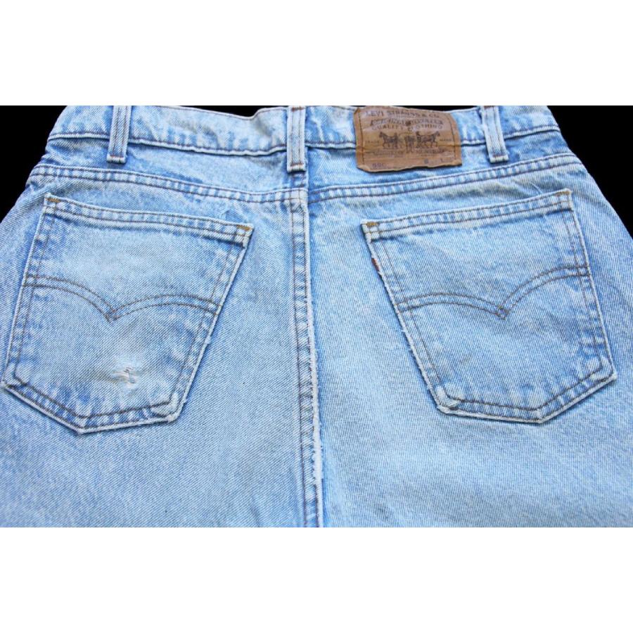 Levi's（リーバイス） 80s USA製 550 ケミカルウォッシュ デニムパンツ