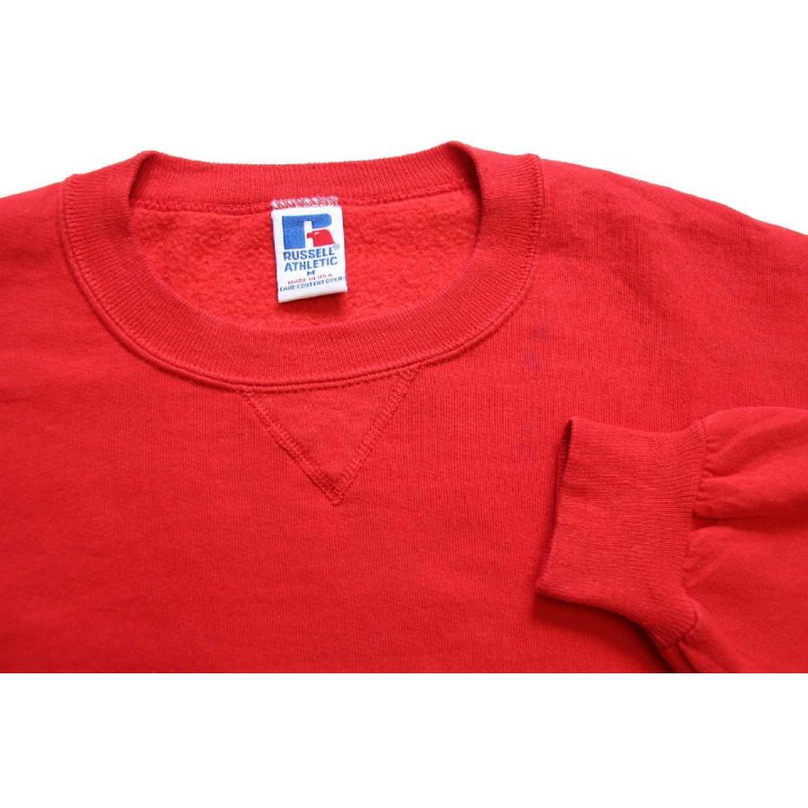 Russell Athletic 90s USA製 RUSSELLラッセル 無地 前V Russell Athletic 90s USA製 RUSSELLラッセル 無地 前V