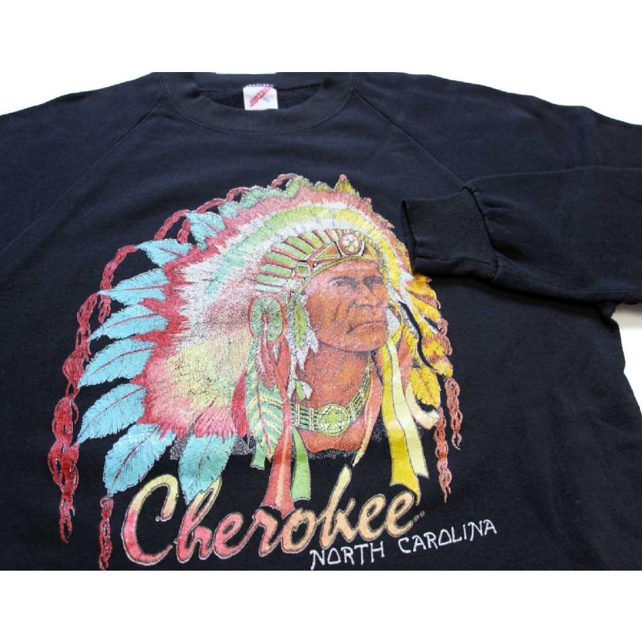 80s USA製 Cherokee NORTH CAROLINA インディアンヘッド 80s USA製 Cherokee NORTH CAROLINA インディアンヘッド