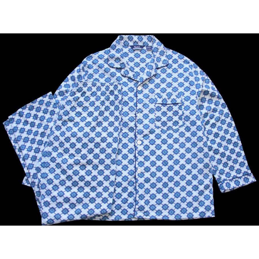 デッドストック☆80s VanCort 総柄 プリントネル オープンカラー デッドストック☆80s VanCort 総柄 プリントネル オープンカラー