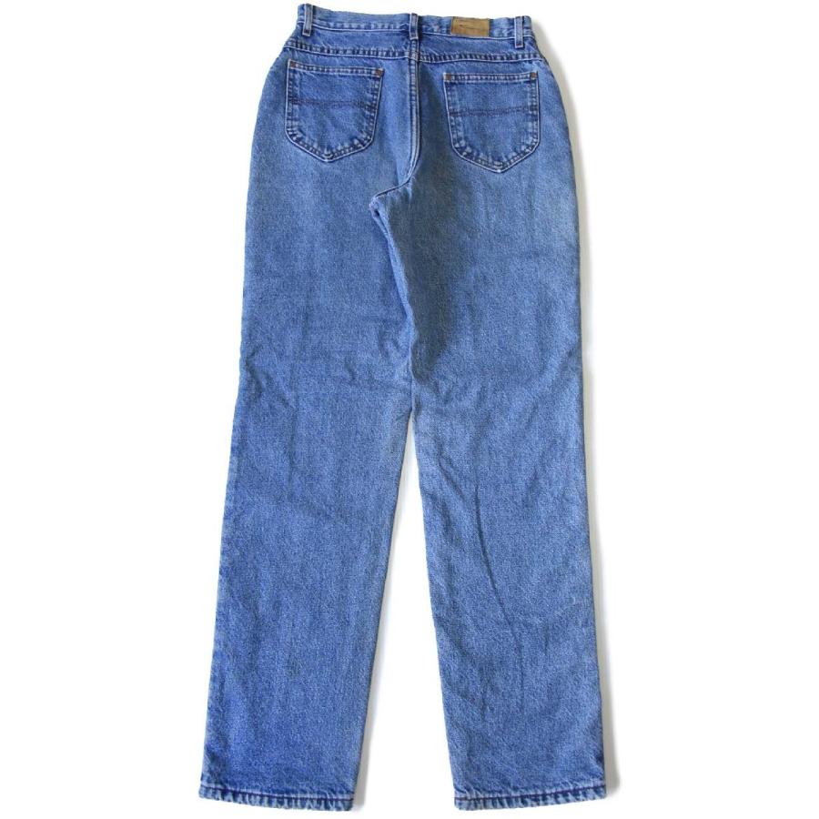 L.L.Bean 90s USA製 タータンチェックライナー デニムパンツ 10☆Lee 