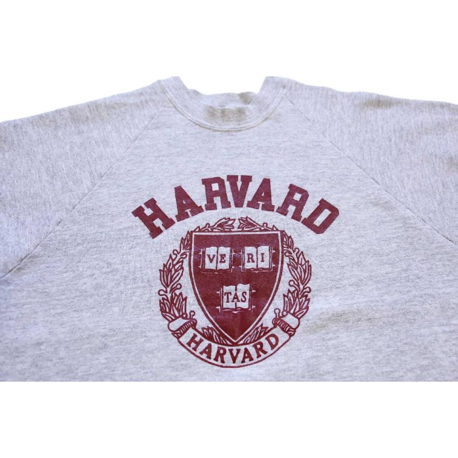 80s USA製 HARVARD スウェット 杢グレー L☆ビンテージ オールド 