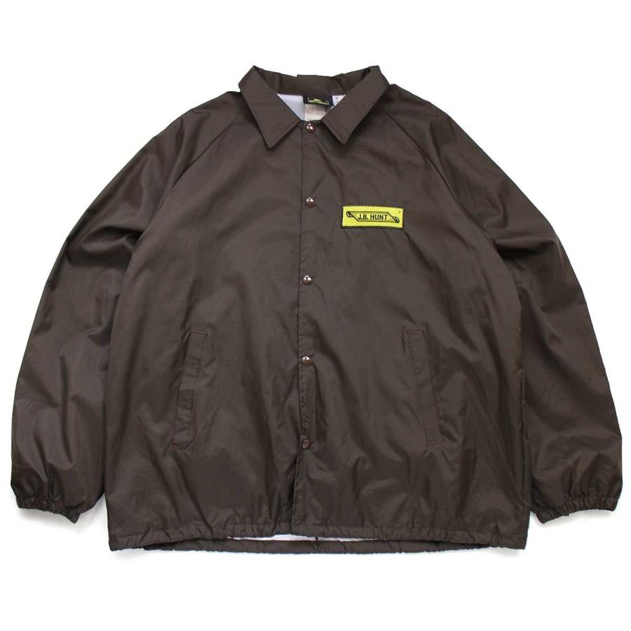 軍関連パッチ付き　90s vintageツアージャケット 90s USA製 K-Products J.B.HUNT パッチ付き ナイロン コーチジャケット