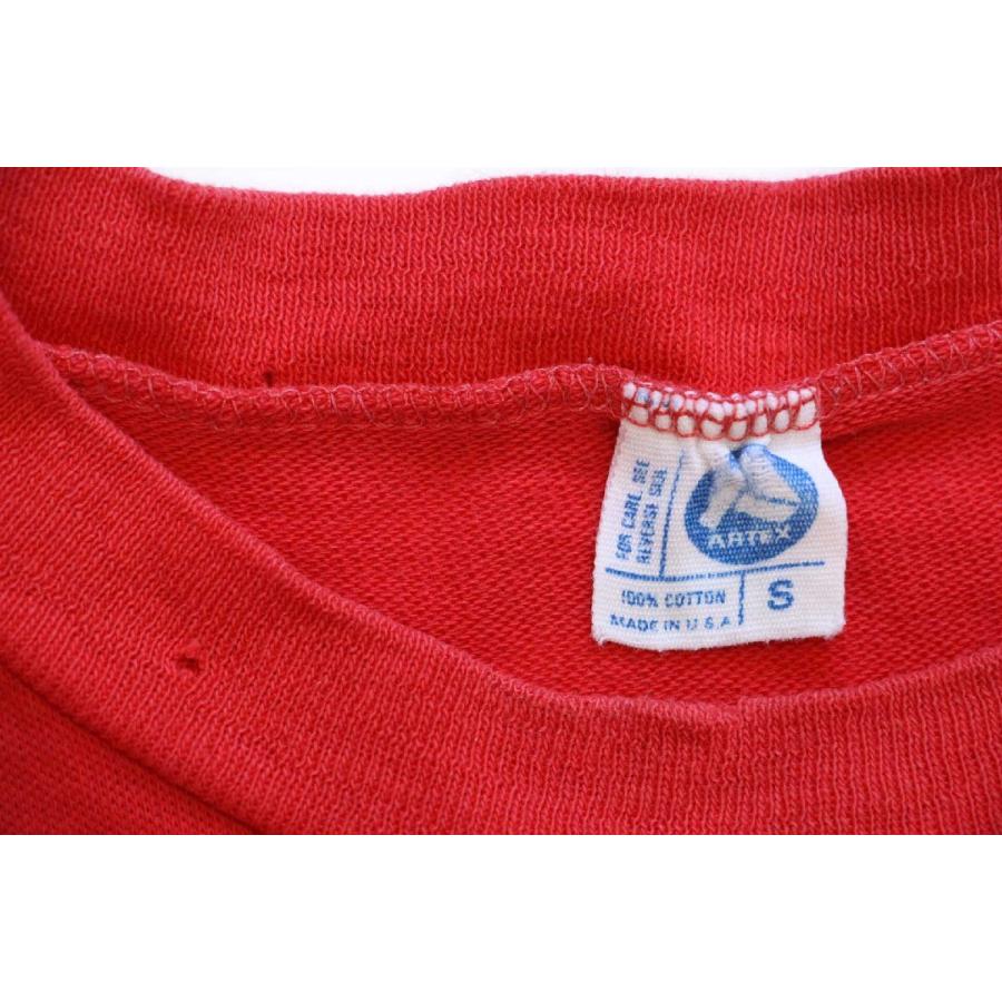 70s USA製 ARTEX STANFORD アメフト ひび割れプリント カットオフ
