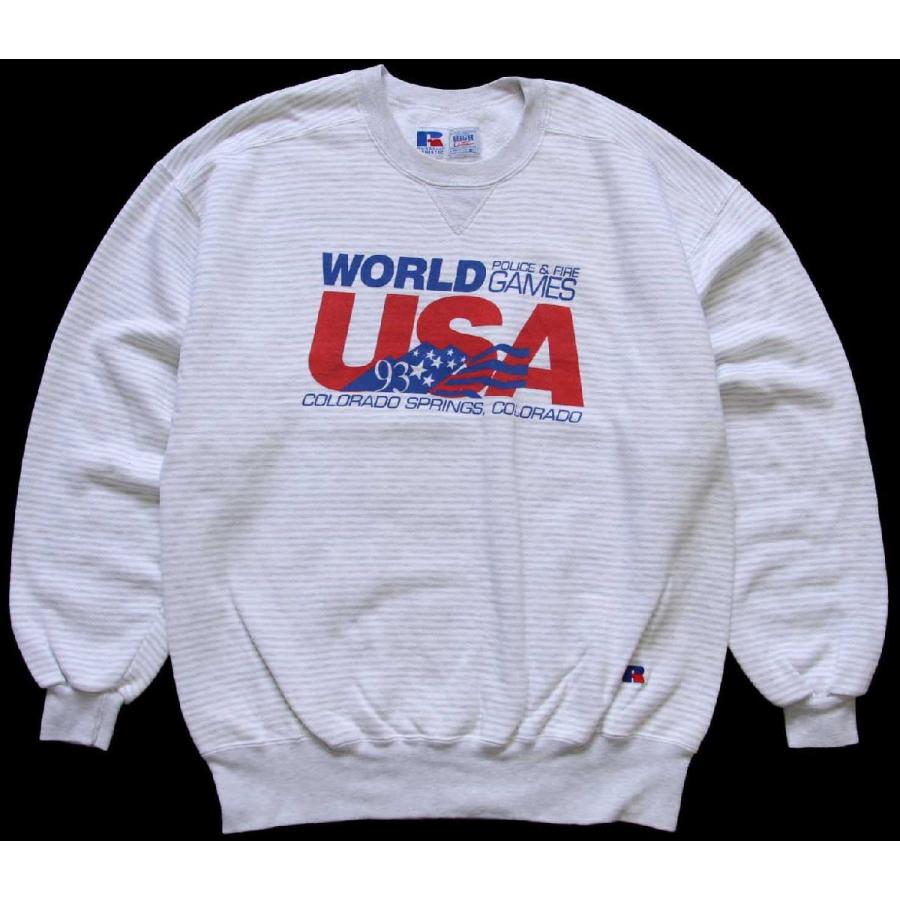 Russell Athletic 90s USA製 RUSSELLラッセル WORLD POLICE&FIRE