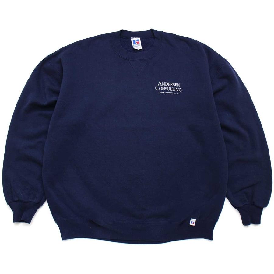 Russell Athletic 90s USA製 RUSSELLラッセル ANDERSEN CONSULTING 前V 