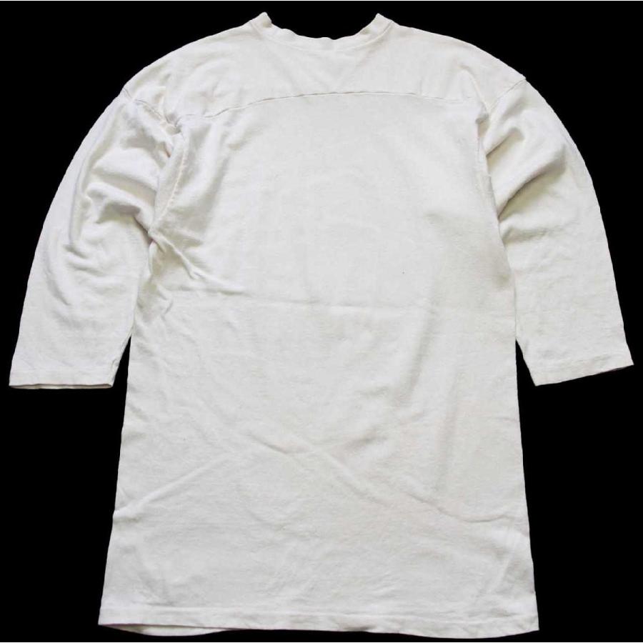 80s USA製 UNC BEARS アメフト Vネック コットン フットボールTシャツ