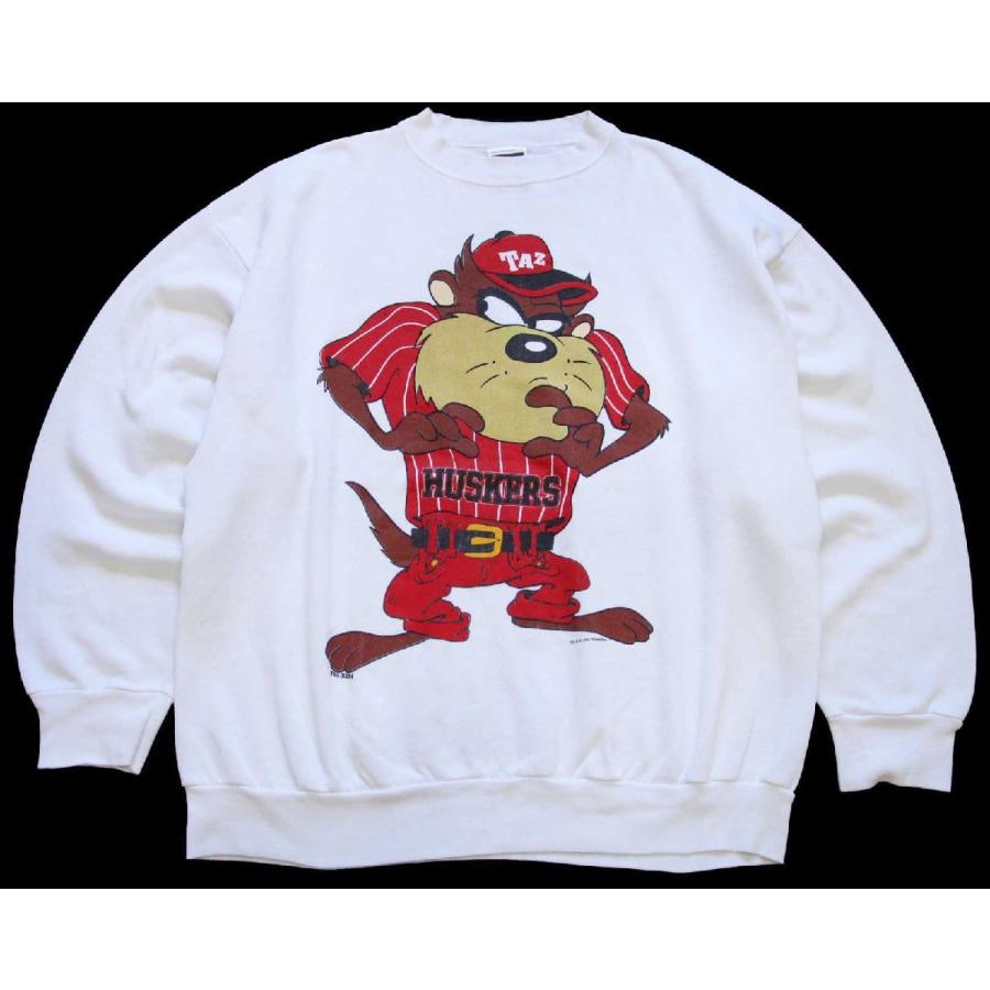90s USA製 Warner Bros LOONEY TUNES タズマニアンデビル HUSKERS 