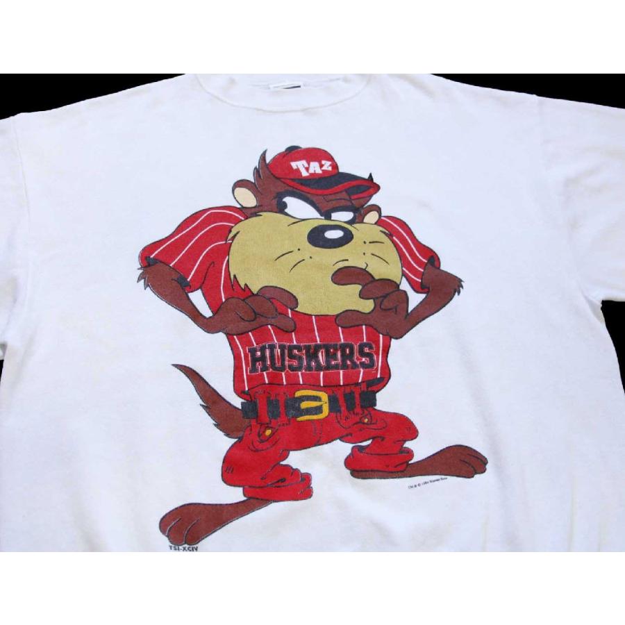 90s USA製 Warner Bros LOONEY TUNES タズマニアンデビル HUSKERS 