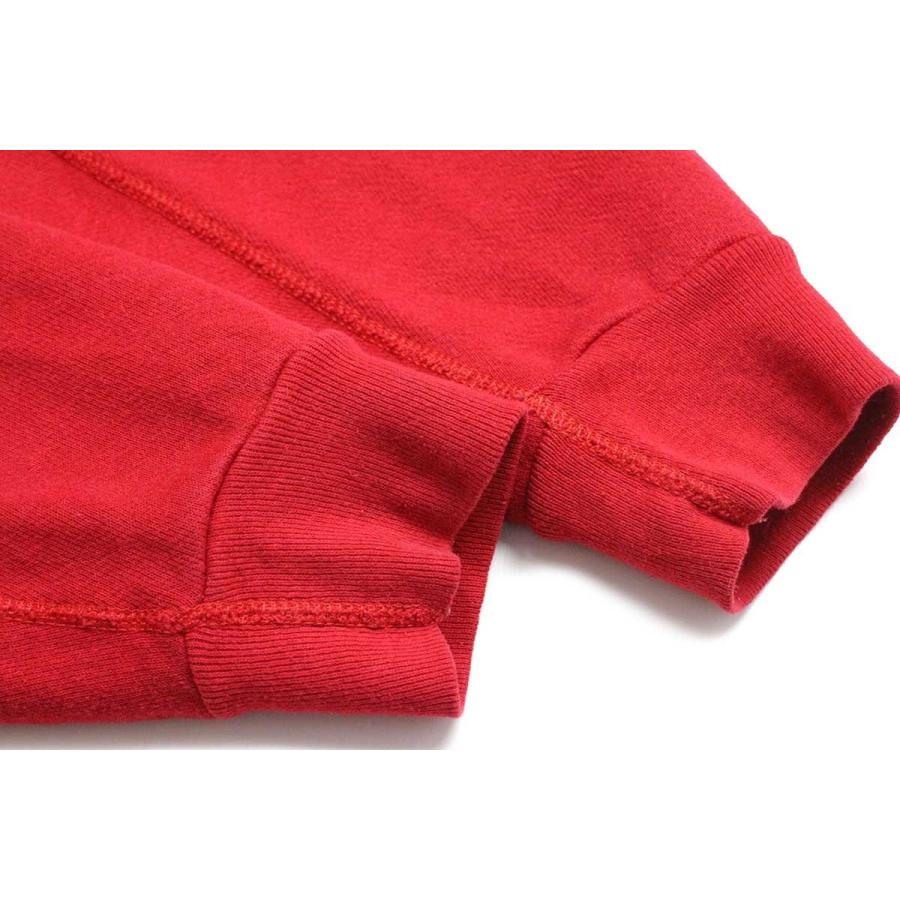 80s USA製 DISCUS GR Swim Team スウェットパーカー 赤 L☆オールド