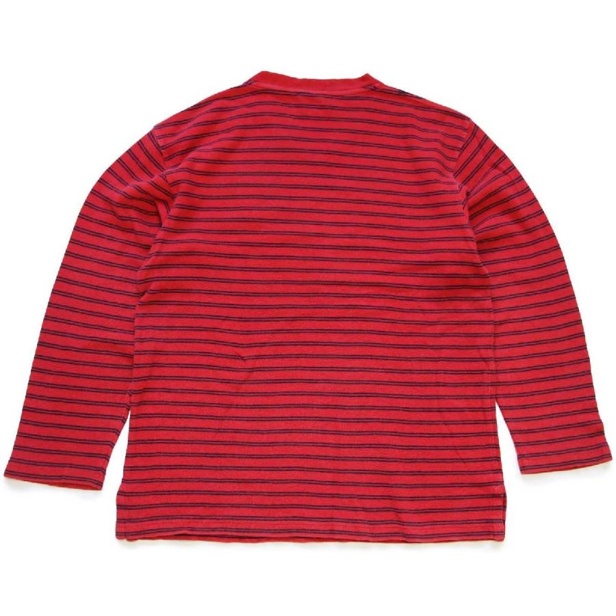 【POLO RALPH LAUREN】90's ボーダー　ハイネックカットソー 90s 90年代 ポロラルフローレン 紺 ネイビー ハイネック