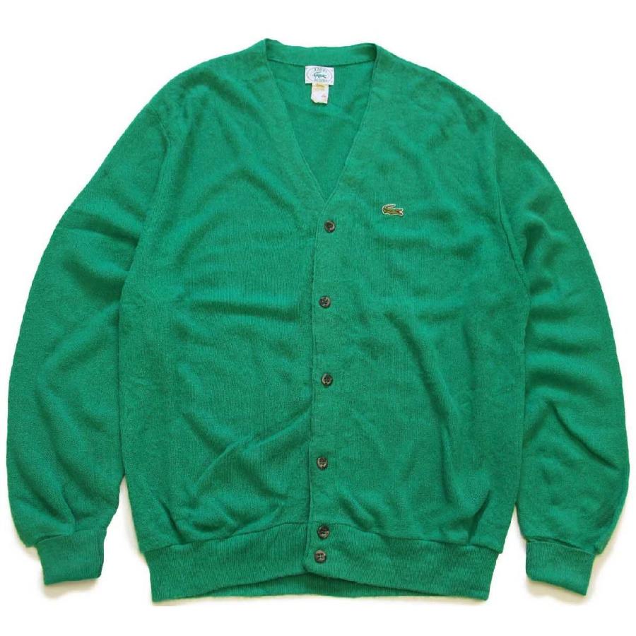 LACOSTE 80s USA製 IZOD ラコステ ワンポイント パール編み