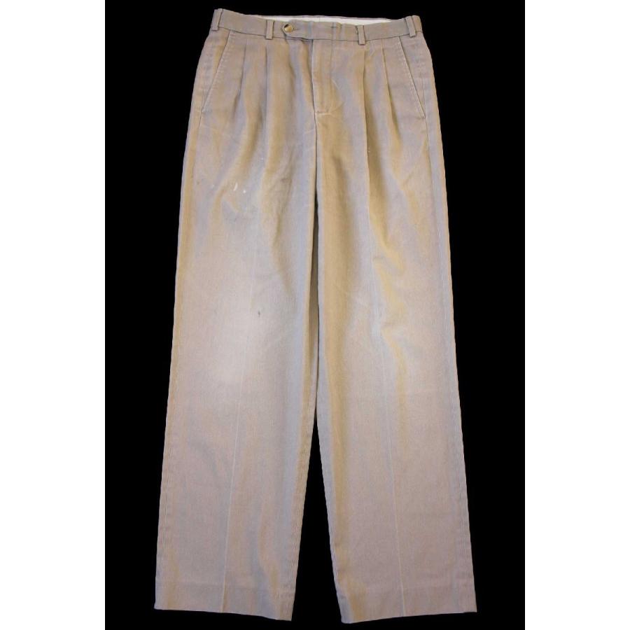 L.L.Bean 80s USA製 ペンキ飛び ツータック チノパン グレー L.L.Bean 80s USA製 ペンキ飛び ツータック チノパン グレー