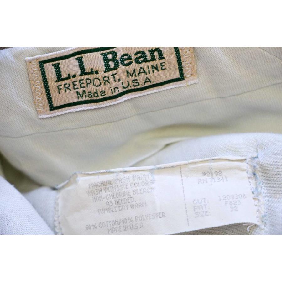 L.L.Bean 80s USA製 ペンキ飛び ツータック チノパン グレー L.L.Bean 80s USA製 ペンキ飛び ツータック チノパン グレー
