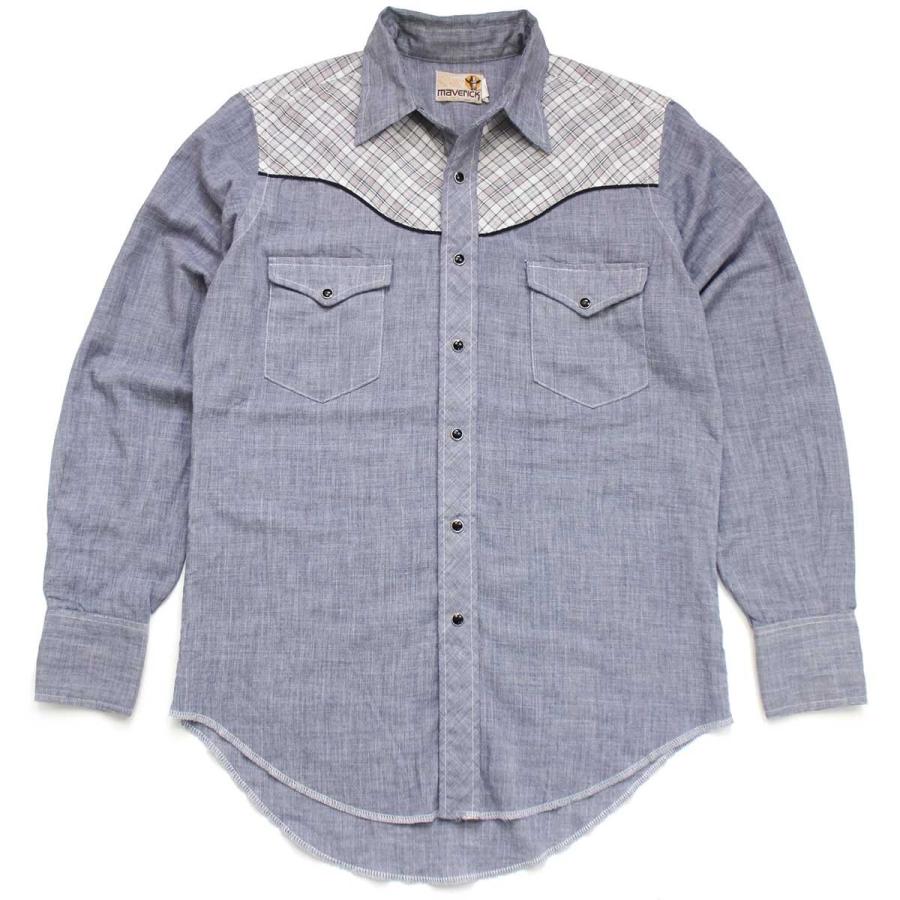 BLUNT ヴィンテージ半袖ボタンアップシャツ グレー USA製