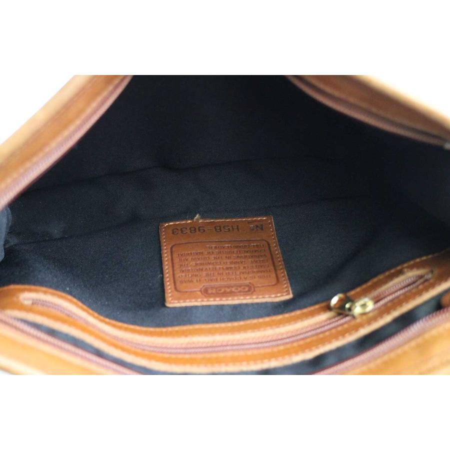 COACH（コーチ） USA製 オールド レザー クラッチバッグ ブラウン