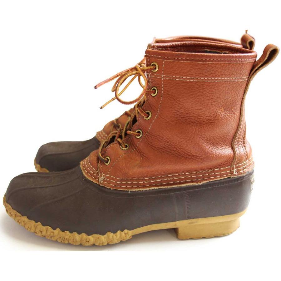 USA製 L.L.Bean ブロックチェックライナー 6ホール ビーンブーツ タン