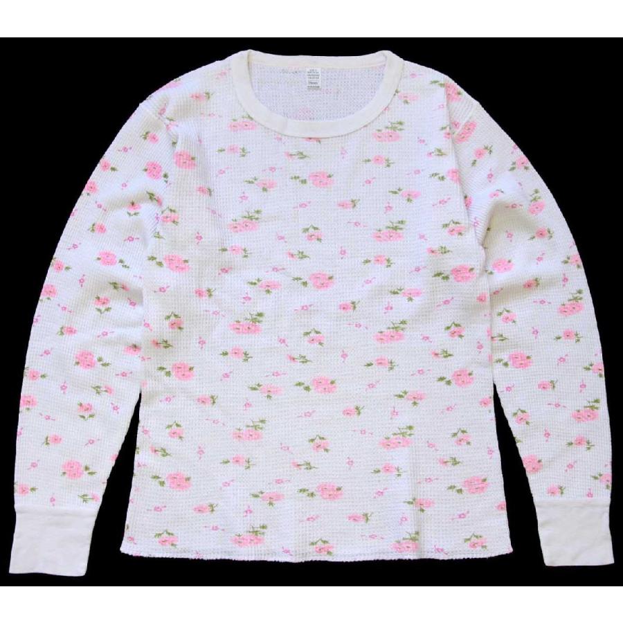 80s Sears フラワー 総柄 サーマルシャツ L★オールド ビンテージ インナー アンダー カットソー ホワイト 花柄 ストアブランド 80s Sears フラワー 総柄 サーマルシャツ L★オールド ビンテージ インナー アンダー カットソー ホワイト 花柄 ストアブランド
