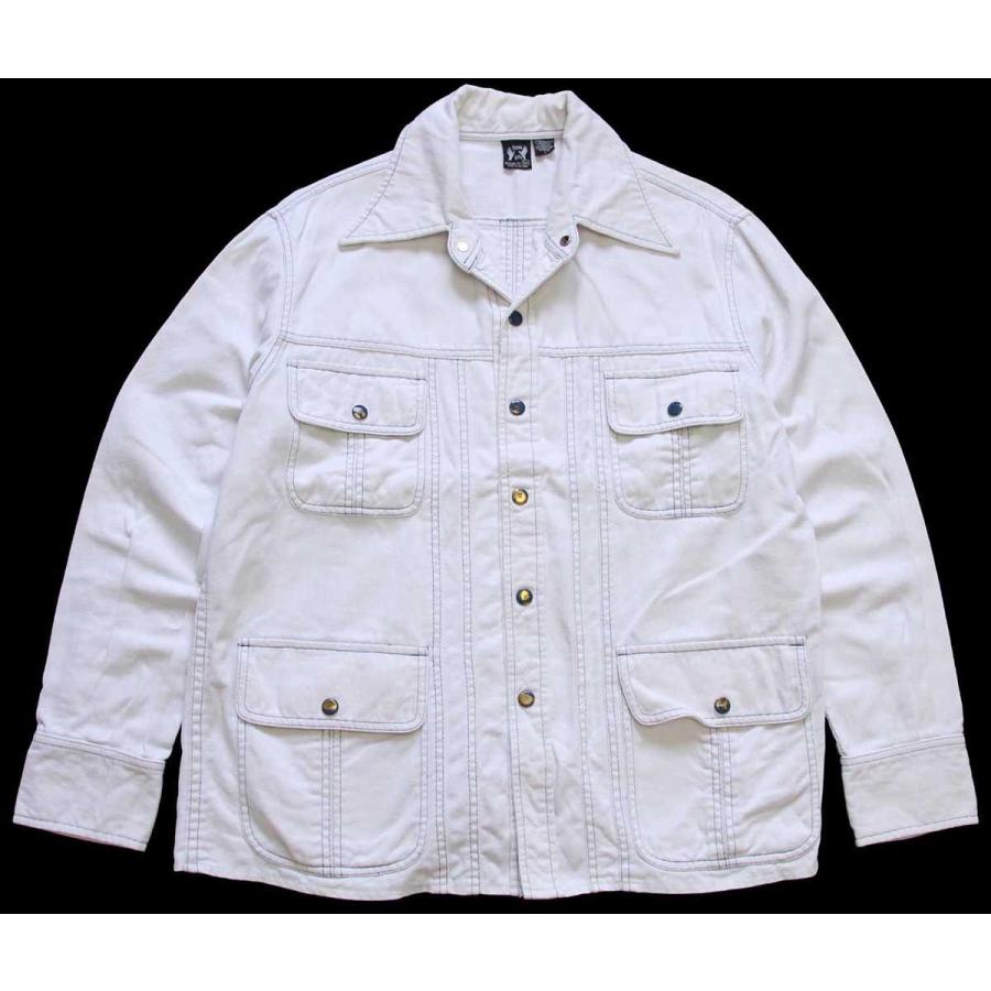 70s Sears Hands Off コットンツイル ブッシュジャケット 70s Sears Hands Off コットンツイル ブッシュジャケット