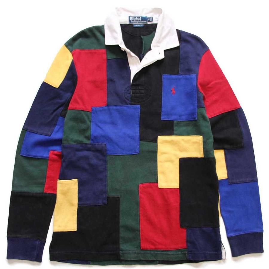 00s ポロ ラルフローレン CUSTOM FIT パッチワーク コットン 00s ポロ ラルフローレン CUSTOM FIT パッチワーク コットン