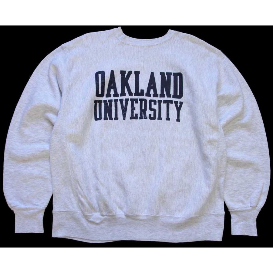 Champion 90s USA製 MV SPORT OAKLAND UNIVERSITY ひび割れ Champion 90s USA製 MV SPORT OAKLAND UNIVERSITY ひび割れ