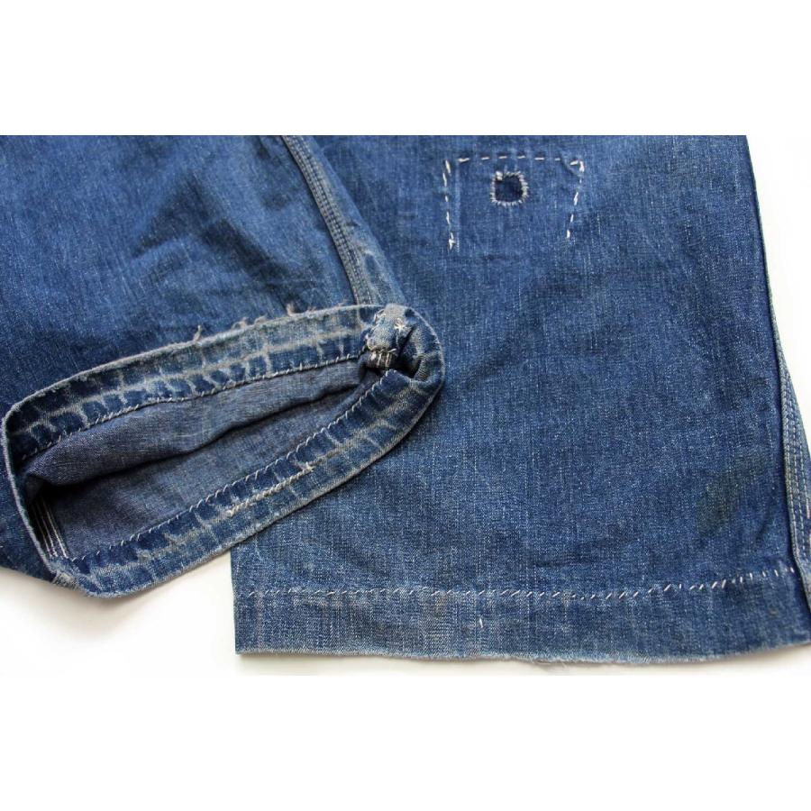50s USA製 PENNEY'S PAYDAY ダメージ リペア インディゴ デニム 50s USA製 PENNEY'S PAYDAY ダメージ リペア インディゴ デニム