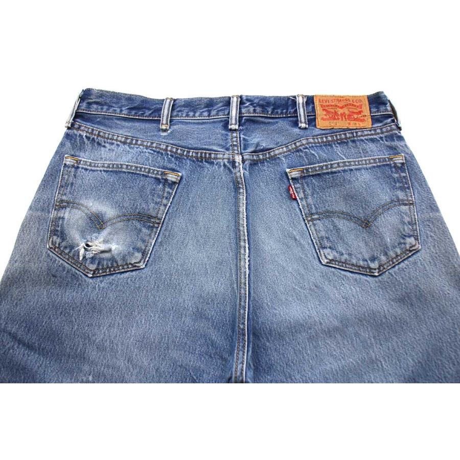 Levi's（リーバイス） 501 ダメージ デニムパンツ ヒゲ w38 L36