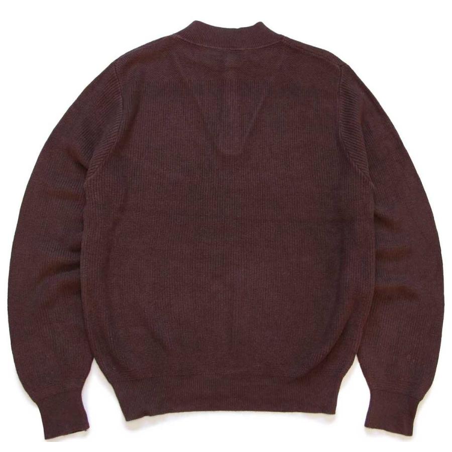 80s USA製 LANDS'ENDランズエンド 5ボタン ヘンリーネック コットン