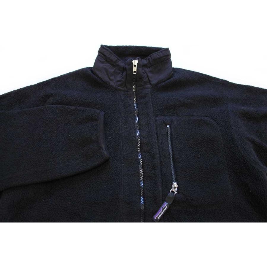 patagonia（パタゴニア） 90s USA製 シンチラ フリースジャケット 黒 S