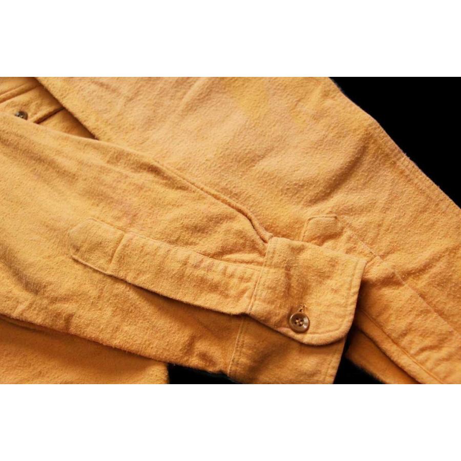 L.L.Bean 70s 筆記体タグ 無地 コットン シャモアクロスシャツ L.L.Bean 70s 筆記体タグ 無地 コットン シャモアクロスシャツ